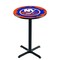Holland Bar Stool Co 42" Blk Wrinkle New York Islanders Pub Table L211B4228NYIsln - alternate 1